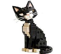 LCTM Gatto Animale Micro Mattoni Mini Kit di Costruzione Giocattolo 3D Blocchetti Assemblaggio Regalo Natale per Bambini e Adulti B
