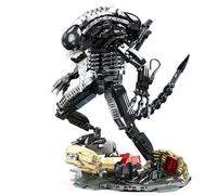 LCTM Regali Horror di Mostri Alieni Set Blocchida Costruzionedecorazione A Forma Teschio con Pino Mobile Decorazione per Halloween Feste Festa Spaventosafigure in Resina Giochi Ruolo E Guerra A