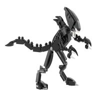 LCTM Regali Horror di Mostri Alieni Set Blocchida Costruzionedecorazione A Forma Teschio con Pino Mobile Decorazione per Halloween Feste Festa Spaventosafigure in Resina Giochi Ruolo E Guerra A