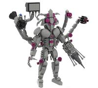 LCTM Skibidi Toilet Costruzione Titan Building Block Toy TV Man Scienziato Cameraman Speakerman Figure Giocattoli Modello Gioco Bambini Adulti Fan Action Ragazzi Ragazze Upgraded Fun Idea Regalo C