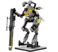 LCTM Titan Tribe Warrior Robot Transformation Block Set Adult City Warrior Justice Hero Soldier Mech Model Set Cool Creative Robot Toy Gift per Giovani e Bambini Ragazzi Giocattoli A