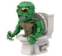 LCTM Toilette SkibidiHorrorToilet Mystery Mattoni Regalodi Compleanno A Sorpresa Modello Idee CollezioneEdificio Perbambini Adulti GiocattoloConScherzi Accessori Halloween Feste A