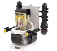 LCTM Toilette SkibidiHorrorToilet Mystery Mattoni Regalodi Compleanno A Sorpresa Modello Idee CollezioneEdificio Perbambini Adulti GiocattoloConScherzi Accessori Halloween Feste C