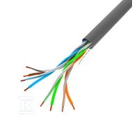 Lanberg LCU5-12CU-0305-S cavo di rete Grigio 305 m Cat5e U/UTP (UTP) -
