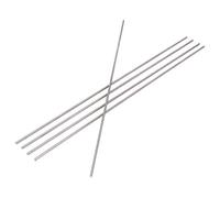 Lcuihong-Bastoncini di Saldatura 5pcs Round Ti Bar Grade 5 Canne in Metallo 5, per la Produzione di componenti della turbina a Gas, bastoni in Titanio da 2 * 250 mm, Materiali di Riparazione