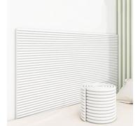 LCUVIMPEX Carta da Parati Effetto Mattoni 3D, Cuscini da Parete autoadesivi in Schiuma Multicolore, Dimensioni Multiple(White,20x200cm/7.9x78.7in)