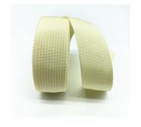 LCUVIMPEX Cintura di Nylon, Nastro in Nylon 30 mm x 5 Iarde for Cucito Fai da Te Multicolore(Cream)