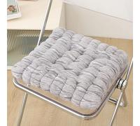 LCUVIMPEX Cuscino rialzo per poltrona, Cuscino for seggiolino in cotone multicolore, misure multiple(Grey,Square 40 * 40cm/15.74in*15.74in)