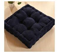 LCUVIMPEX Cuscino rialzo per poltrona, Cuscino rialzato for sedia da pranzo for seggiolino auto multicolore 38-48 cm 8-10 di spessore(Navyblue,48 * 48cm)