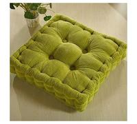 LCUVIMPEX Cuscino rialzo per poltrona, Cuscino rialzato for sedia da pranzo for seggiolino auto multicolore 38-48 cm 8-10 di spessore(Green,48 * 48cm)