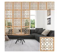 LCUVIMPEX Divisorio da Appendere, Hanging Room Divider Screens 29x29cm Wood Plastic Pack Sizes 1 To 40(Style10,35 Pack)