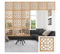 LCUVIMPEX Divisorio da Appendere, Hanging Room Divider Screens 29x29cm Wood Plastic Pack Sizes 1 To 40(Style11,35 Pack)