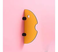 LCUVIMPEX Divisorio per orinatoi, Schermo divisorio for WC, for orinatoio a Parete for Maschile(Yellow,4Pcs)