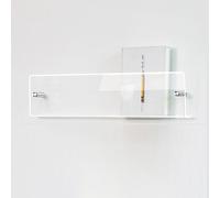 LCUVIMPEX Espositori da parete in acrilico, scaffale trasparente da parete for organizzare la letteratura, mensola sospesa for sala d'attesa del bagno(60cm(26in))