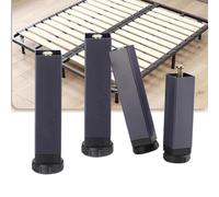 LCUVIMPEX Gambe di mobili metallici, Confezione da 4 gambe universali regolabili for mobili, diverse misure(26cm(10.2in))