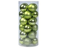 LCUVIMPEX Gingilli appesi, Confezione da 24 Palline Decorative sospese Multicolore 30-60 mm(Fruit Green,3cm)