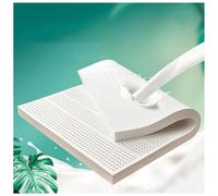 LCUVIMPEX Materassi di lattice naturale, Collezione Topper da 3 pollici, compressione e nessuna deformazione, ventilazione a nido d'ape, morbido confortevole(130x130cm(51x55in))