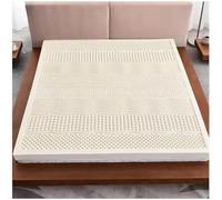 LCUVIMPEX Materassi di lattice naturale, Compressione e nessuna deformazione, ventilazione a pori a nido d'ape, morbido confortevole, materasso in gomma naturale da 2 pollici(150x200cm(59x79in))