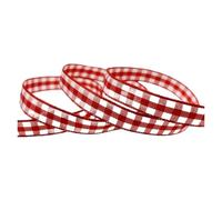 LCUVIMPEX Nastro da Regalo, Il Nastro Scozzese in Poliestere è Largo 5/8 Pollici e Lungo 15 Iarde(Color1)