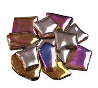 LCUVIMPEX Piastrelle mosaico colorate, 100 g di piastrelle a mosaico multicolore 1 cm x for lavori fai da te for la casa e il bagno(Color 2)