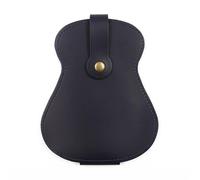 LCUVIMPEX Plettro per chitarra, in plastica, capienza portatile, in pelle spessa, resistente, universale, pieghevole, per ukulele, Blu, Taglia unica