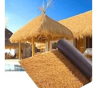 LCUVIMPEX Rotolo di Copertura Artificiale in Paglia Rotolo di Tetto in Paglia Artificiale Impermeabile e ignifugo(1 * 11m(3.2 * 36ft))