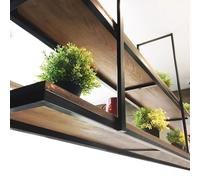 LCUVIMPEX Scaffale pensile da soffitto, Mensole da soffitto di diverse dimensioni for riporre piante, fiori, espositori e portabottiglie(150x30x80cm)