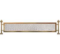 LCUVIMPEX Schermo divisorio in vetro, For sale da pranzo Pareti divisorie in vetro temperato for ristoranti Uffici con corridoi rialzati(Gold,51.2x11.8 in)