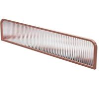LCUVIMPEX Schermo divisorio in vetro, Parete divisoria in vetro a strisce for sala da pranzo, parete divisoria for ufficio(Pink,30x100cm)
