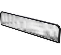 LCUVIMPEX Schermo divisorio in vetro, Parete divisoria in vetro a strisce for sala da pranzo, parete divisoria for ufficio(Black,30x110cm)