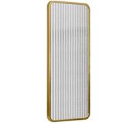 LCUVIMPEX Schermo divisorio in vetro, Schermo di protezione traslucido for orinatoi for bagno/pubblico(Gold)