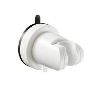 LCUVIMPEX Supporto Doccia a Parete, Supporto for soffione Doccia a Ventosa Multicolore 7x8cm 2 Pezzi(White)
