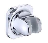 LCUVIMPEX Supporto Doccia a Parete, Supporto for soffione Doccia Fisso Regolabile No Punch Multicolore(Chrome)