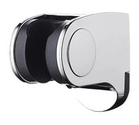 LCUVIMPEX Supporto Doccia a Parete, Supporto for soffione Doccia in Argento, 2 Pezzi, Staffa Regolabile for Montaggio a Parete, Accessorio di Ricambio