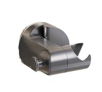 LCUVIMPEX Supporto Doccia a Parete, Supporto for soffione Doccia Multicolore Regolabile a 360°, 2 Pezzi(Grey)