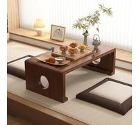 LCUVIMPEX Tavolino Pieghevole, Tavolino da tè Pieghevole Marrone Naturale di Varie Dimensioni(Brown,120x55x30cm)