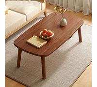 LCUVIMPEX Tavolino Pieghevole, Tavolino in Legno Pieghevole E Non Pieghevole Multicolor Diverse Dimensioni(Walnut Colour,B-80 * 55 * 44cm)