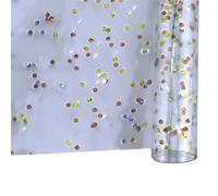 LCUVIMPEX Tessuto di Tessuto gelatinoso in PVC, Rotolo di Gelatina in PVC 30x132 cm 0,4 mm Multicolore for Articoli for Arti e Mestieri(Color-02)