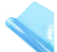 LCUVIMPEX Tessuto di Tessuto gelatinoso in PVC, Rotolo di Tessuto vinilico gelatinoso in PVC Multicolore, Diverse Dimensioni(Blue,A4 20 x 30cm)
