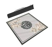 LCUVIMPEX Tovaglia quadrata da mahjong, Tappetino Mahjong quadrato con borsa portaoggetti Copritavolo da carte poker tavolo gioco for giocare a Paigow Poker in casa al coperto(2,33.5x33.5in/85x85cm)