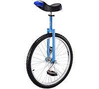 LCUVIMPEX Uniciclo per Allenamento dell'equilibrio Monociclo da Equilibrio con Pneumatici Montagna 24 Pollici, Blu, capacità 150 kg