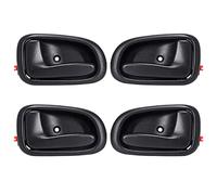 LCWRGS 4 maniglie interne di ricambio per porta interna Toyota Corolla Geo Prizm, maniglia interna anteriore/posteriore lato conducente e passeggero, colore nero