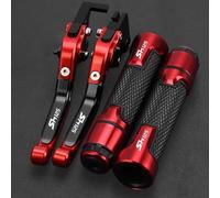 LCXZKIVS Freno Frizione Moto Regolabile Freno Leve di Frizione Maniglia Manopole del Manubrio per Hon&da SH125 SH125i SH125 I Sh 125 125i 2004-2023 2022 2021 2020 2018 2017(Rosso)