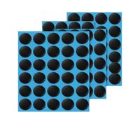 lcyen 80 pattini per mouse per gaming e ufficio, 6 mm, rotondi in PTFE con bordi arrotondati, edizione ghiacciata, 4 fogli x 20 pezzi, perfette proprietà di scorrimento per un movimento preciso del