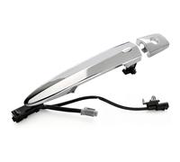 Lcyolada Front Left Driver Exterior Door Handle for Nissan Sentra 2013-2018, Murano Maxima 2009-2014, Leaf 2011-2017, Replaces 806469N00A, 806451AA0A - with Smart Key System - Chrome