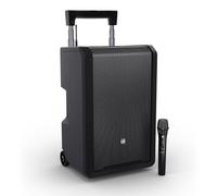 LD Systems ANNY 10 - Altoparlante PA Bluetooth da 10″ con batteria ricaricabile, mixer e 1 radiomicrofono