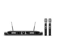 LD Systems U506 HHC 2 - Sistema per Radiomicrofono con 2 x Microfoni a Mano a Condensatore
