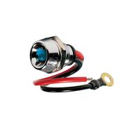 LD65 Spia A Led In Ottone Cromato - 12/24V - Blu - 15A