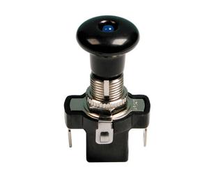 LD6Y Interruttore Tira-Spingi Con Spia A Led - 12/24V - Blu - 10A