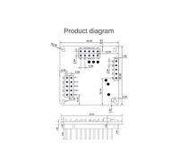 LD8001B Kit di Test Sensore di Rilevamento del Livello A Onde Millimetriche da 79G Modulo Senza Contatto Misurazione del Livello Ad Alta